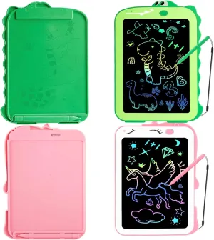 LCD Writing Tablet for Kids, Colorful Toddlers Toys Drawing Board, Educational Kid Toys, Doodle Pad Dinosaur Toys and Unicorn Toys for 2 3 4 5 6 7 8 Year Old Boys Girls Birthday Party, 8.5inch