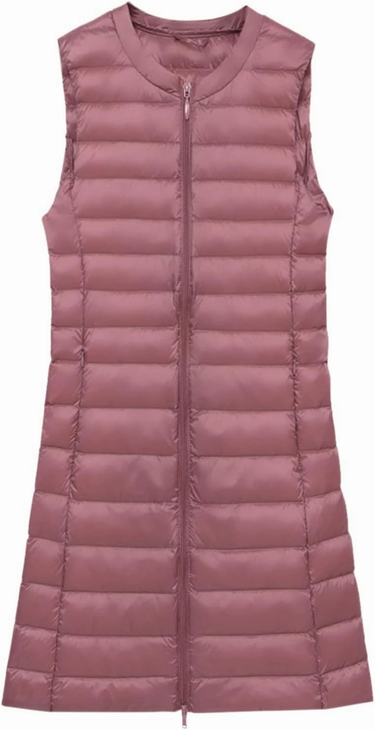 LCMTWX Black Puffer Vest Coat Vest With Hood Sleeveless Warm Down Coat With Pockets Quilted Vest Down Womens Long Puffer