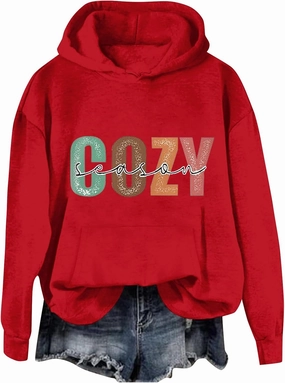 LCMTWX Women's Casual Hoodies Long Sleeve Jacket Floral Women Print Fashion Pocket Women's Coat Loose Sweatshirt with Fall Sw