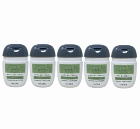 Leaves 5 Pack Mini Moisturizing Hand Gel Bundle - 1 fl oz / 29 mL