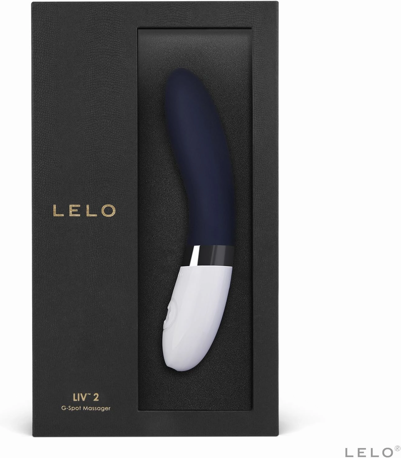 LELO LIV 2 Intimate Electric Gspot Vibrator, Vibrators with Thrilling Vibes and Medium Size to Fit Every Woman, Adult Sex Toys Women, Women Sex Toy Vibrator, G Spot Toy, Vibrators Female, Blue