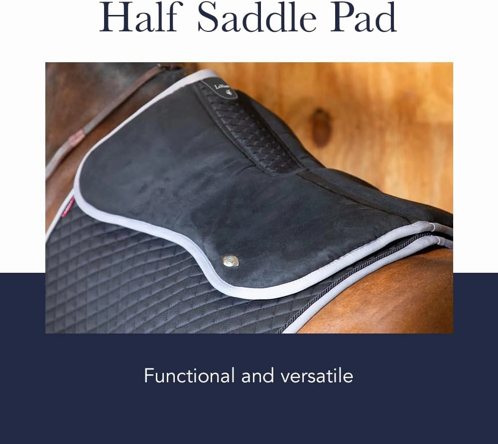 LeMieux Half Saddle Pad - English Saddle Pads for Horses - Equestrian Riding Equipment and Accessories