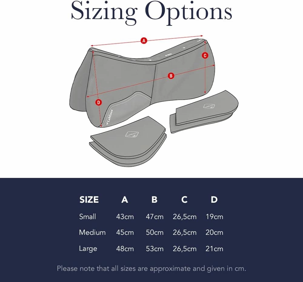 LeMieux Half Saddle Pad - English Saddle Pads for Horses - Equestrian Riding Equipment and Accessories