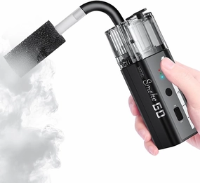 LENSGO Portable Fog Machine,Anti-Leak Handheld Smoke Machine for Photography with Remote Control,22ML Upgraded Oil Tank Mini Fogger for Indoor Outdoor Halloween,Parties,Weddings Events (SMOKE GO)