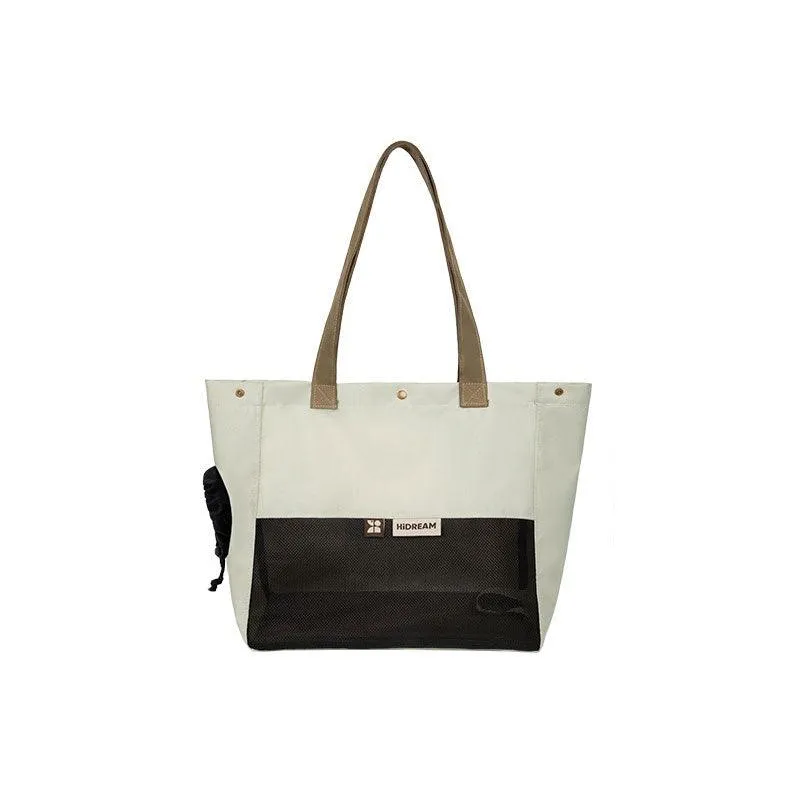 Lightweight Outing Cat Tote Shoulder Bag