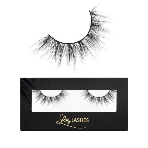 Lilly Lashes Paris 3D Mink Lashes, Mink Eyelashes, The Original Lilly Lash For Wispy & Natural Look, Reusable Eyelashes up to 25x, Fluffy Lashes, Strip Lashes, Lash Glue not Included