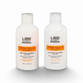 Liss Expert Stem Cells Restoring Hair Care Set, Shampoo and Conditioner with Argan Oil, 8.45 oz Each