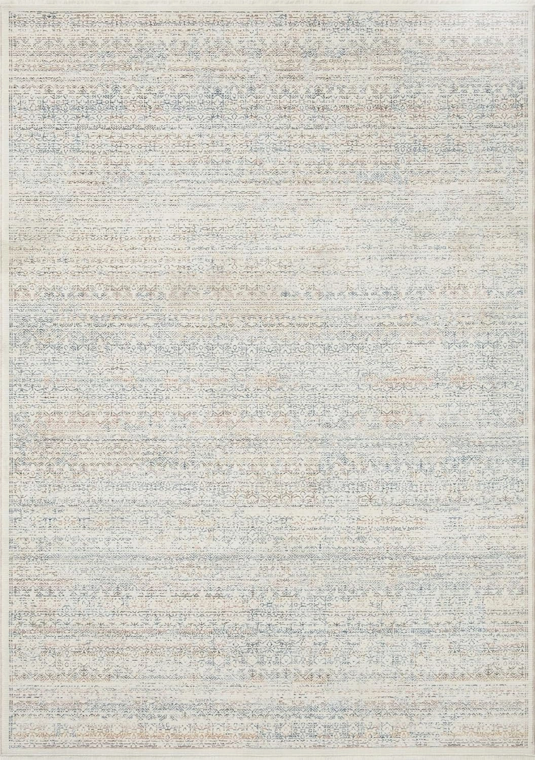Loloi Amber Lewis Zuma Ivory/Multi 2'-7" x 7'-9" Runner Rug