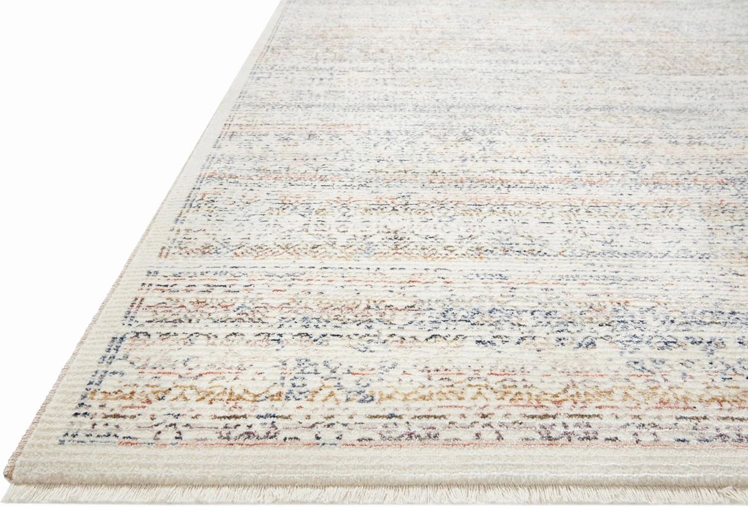 Loloi Amber Lewis Zuma Ivory/Multi 2'-7" x 7'-9" Runner Rug