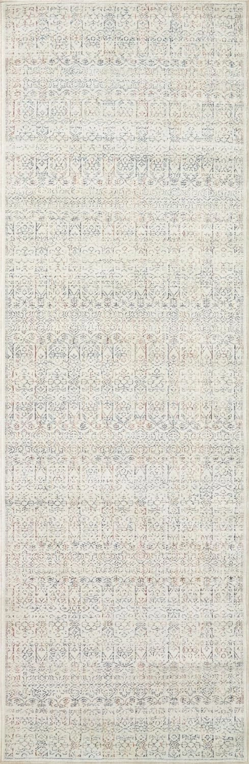 Loloi Amber Lewis Zuma Ivory/Multi 2'-7" x 7'-9" Runner Rug