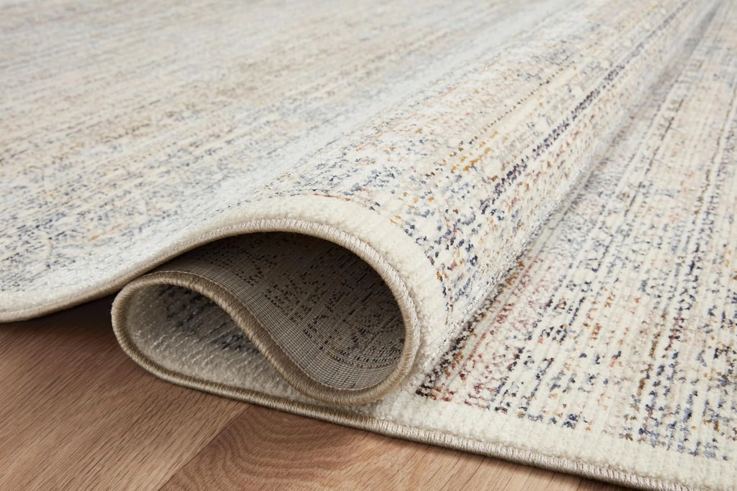 Loloi Amber Lewis Zuma Ivory/Multi 2'-7" x 7'-9" Runner Rug
