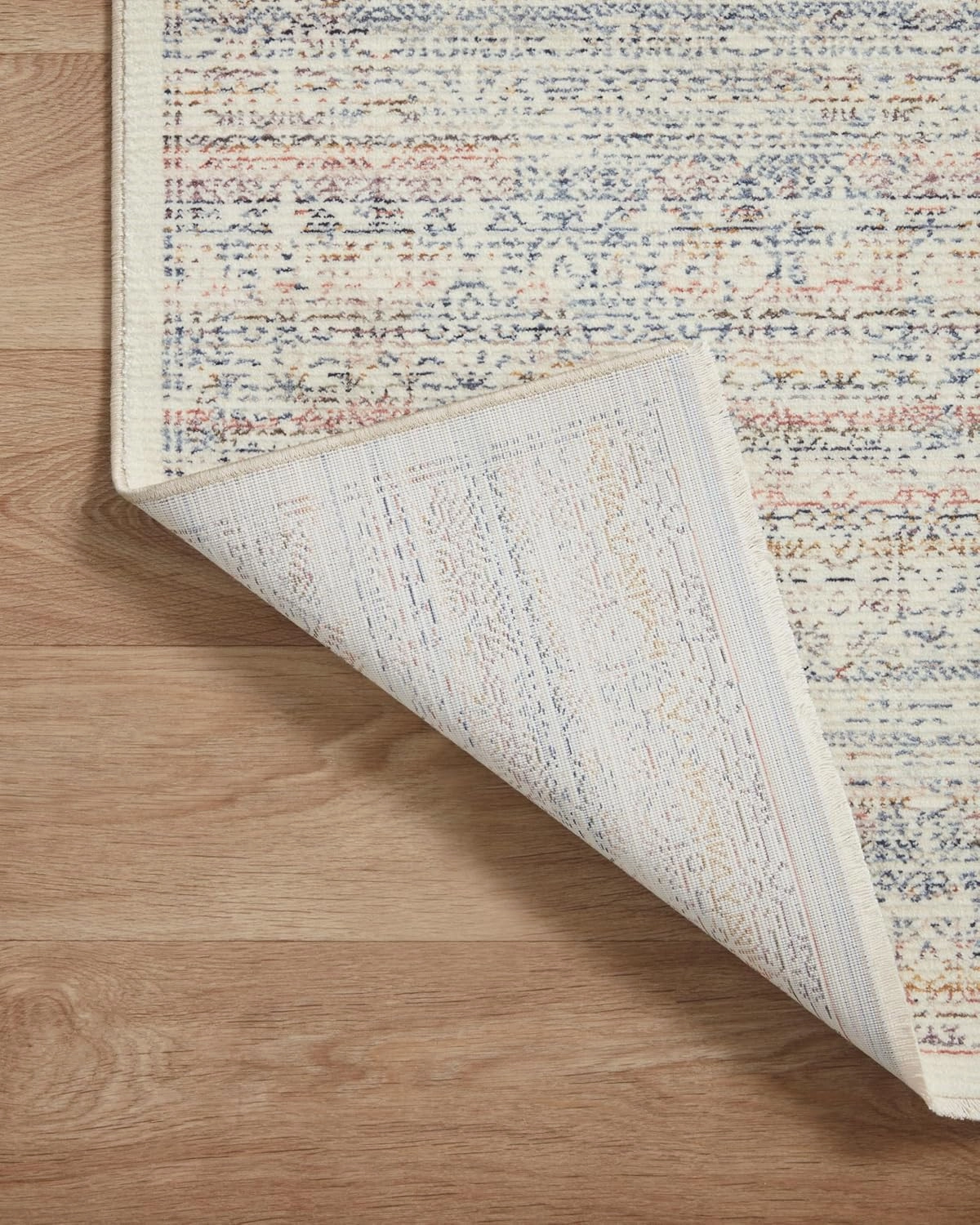 Loloi Amber Lewis Zuma Ivory/Multi 2'-7" x 7'-9" Runner Rug