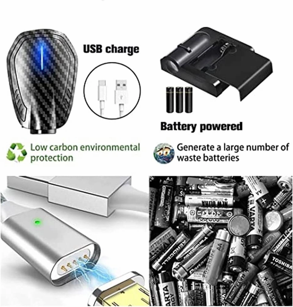 LOWEY Car Door LED Logo Projector Lights, 2Pcs Welcome Lights with 6 Pairs Logo Slides, Fit for All Cars