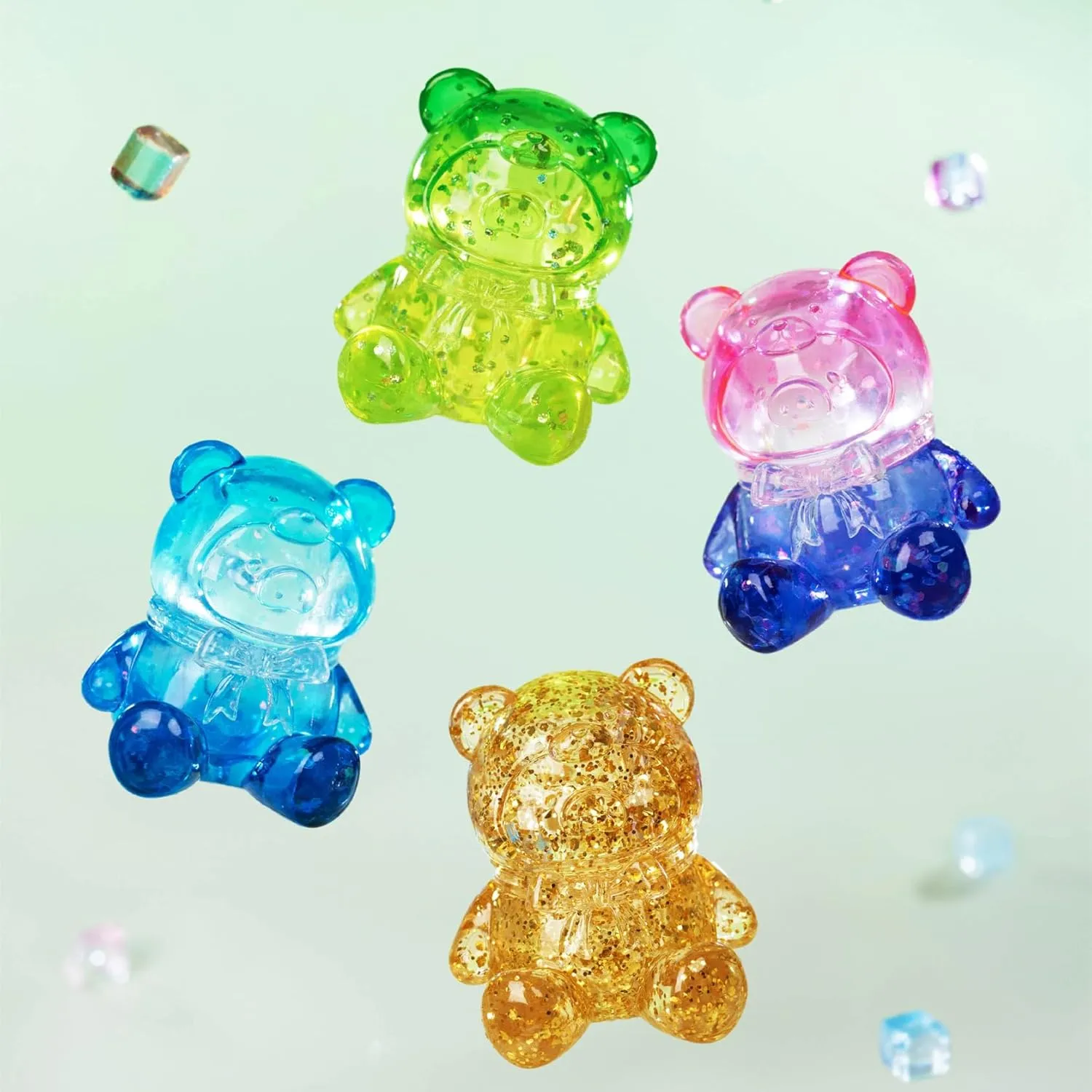 Lulu The Piggy Bear Mini Bean Blind Box Figures 3bags(3figures) Collection Blind Bags Cute Birthday Gifts