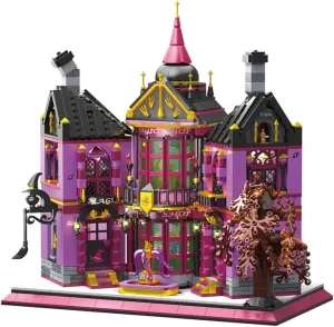 M Menbis Narwhals Toys 1366 Pieces Magic Castle Micro Building Blocks Set - Mini Block Construction Model, Compatible with 6mm Bricks, Creative 3D Puzzle for Adults & Teens 16 