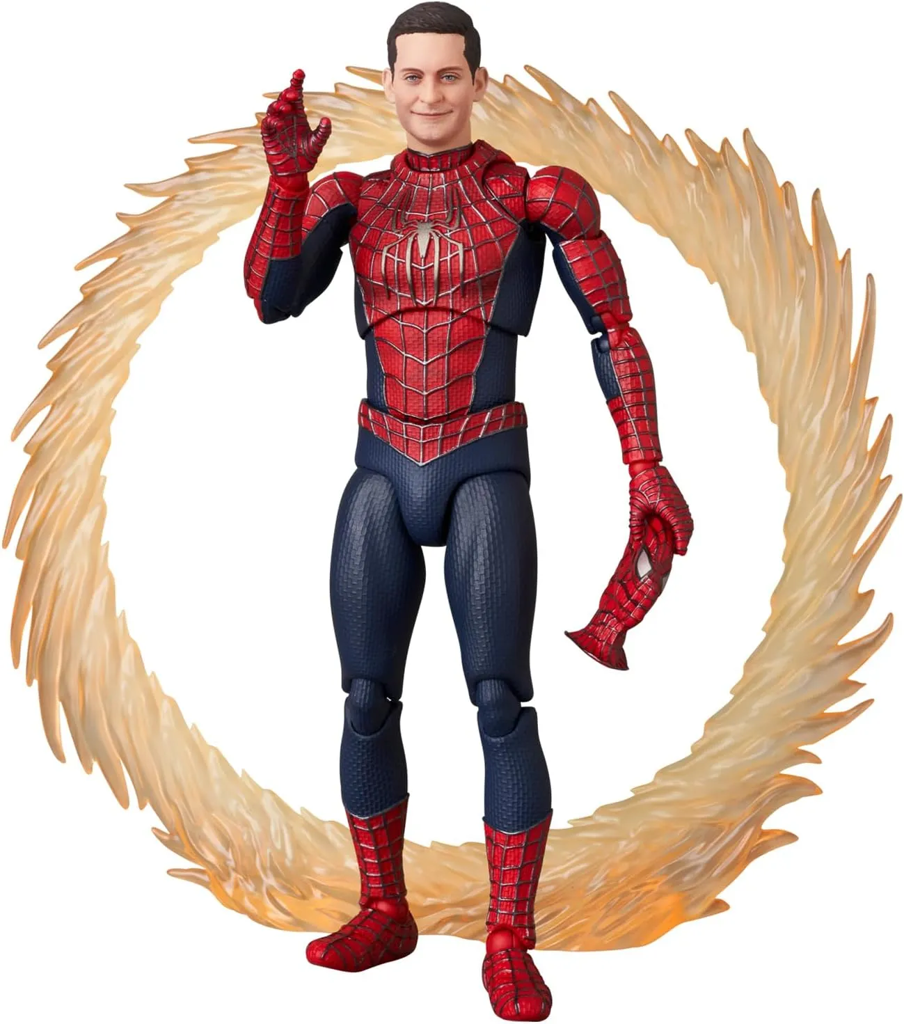 MAFEX No. 241 FRIENDLY NEIGHBORHOOD SPIDER-MAN Friendly Neighborhood Spider-Man, Total Height: Approx. 5.9 inches (150 mm), Non-scale, Painted Action Figure