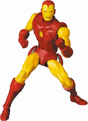 MAFEX No. 165 IRON MAN COMIC Ver. Total Height: Approx. 6.3 inches (160 mm), Painted Action Figure