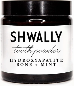 Magical Tooth Powder W/Hydroxyapatite Cattle Bone & Fluoride Free Amish Eggshell   Organic Peppermint - 100% Fluoride Free ReMineralizing, Whitening & Polishing Powder 200  Brushings (2 oz)