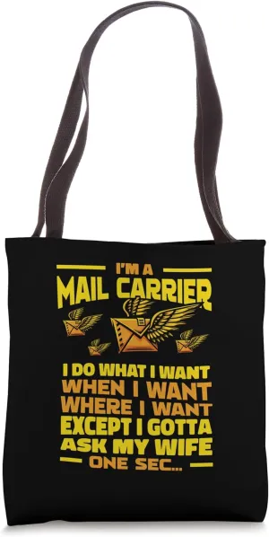 Mailman Postman - Postal Worker Mail Carrier Tote Bag