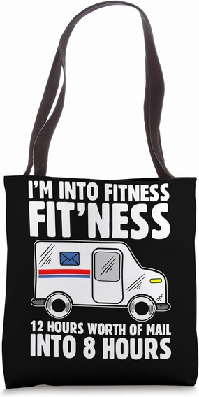 Mailman Postman Mail Carrier Post Office Funny Postal Worker Tote Bag