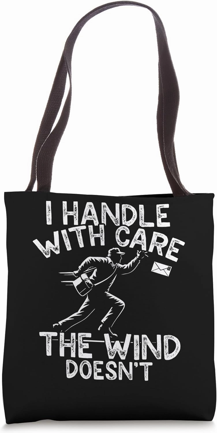 Mailman Postman Postal Worker Funny for Men Letter Tote Bag