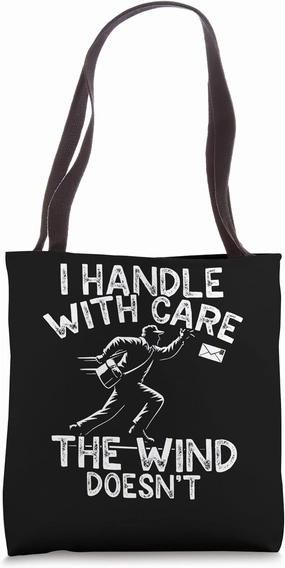 Mailman Postman Postal Worker Funny for Men Letter Tote Bag