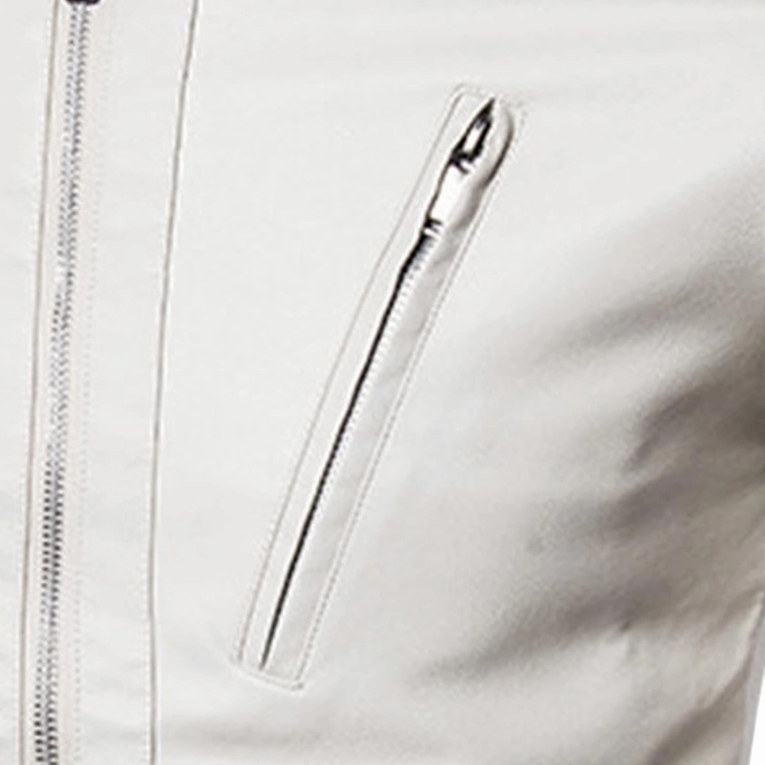 Maiyifu-GJ Men's Faux Leather Jacket Stand Collar Motorcycle Leather Jackets Casual Lightweight Zip Up Biker Coat