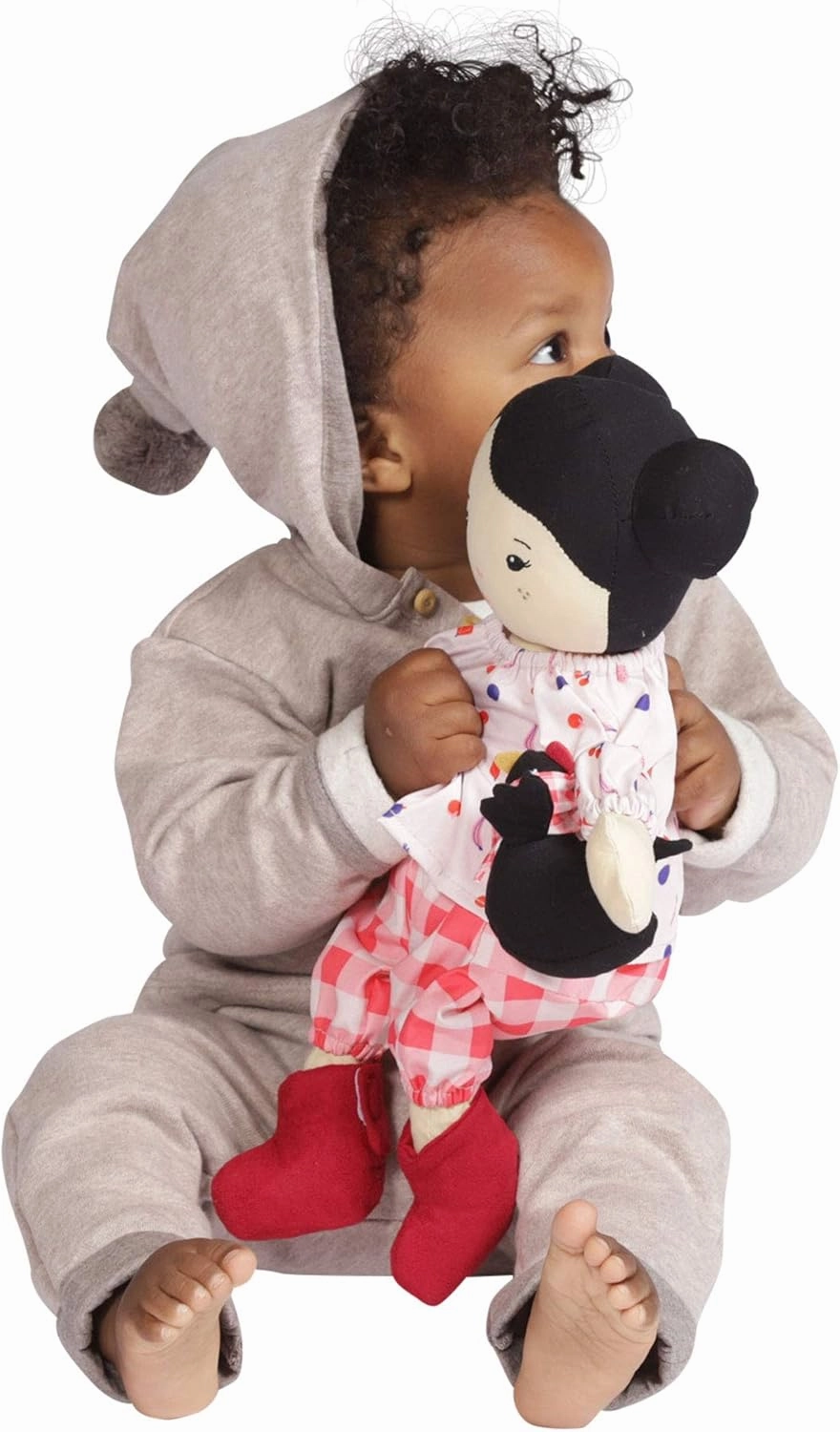 Manhattan Toy Playdate Friends Nico Machine Washable and Dryer Safe 14 Inch Doll with Mini Rooster Stuffed Animal