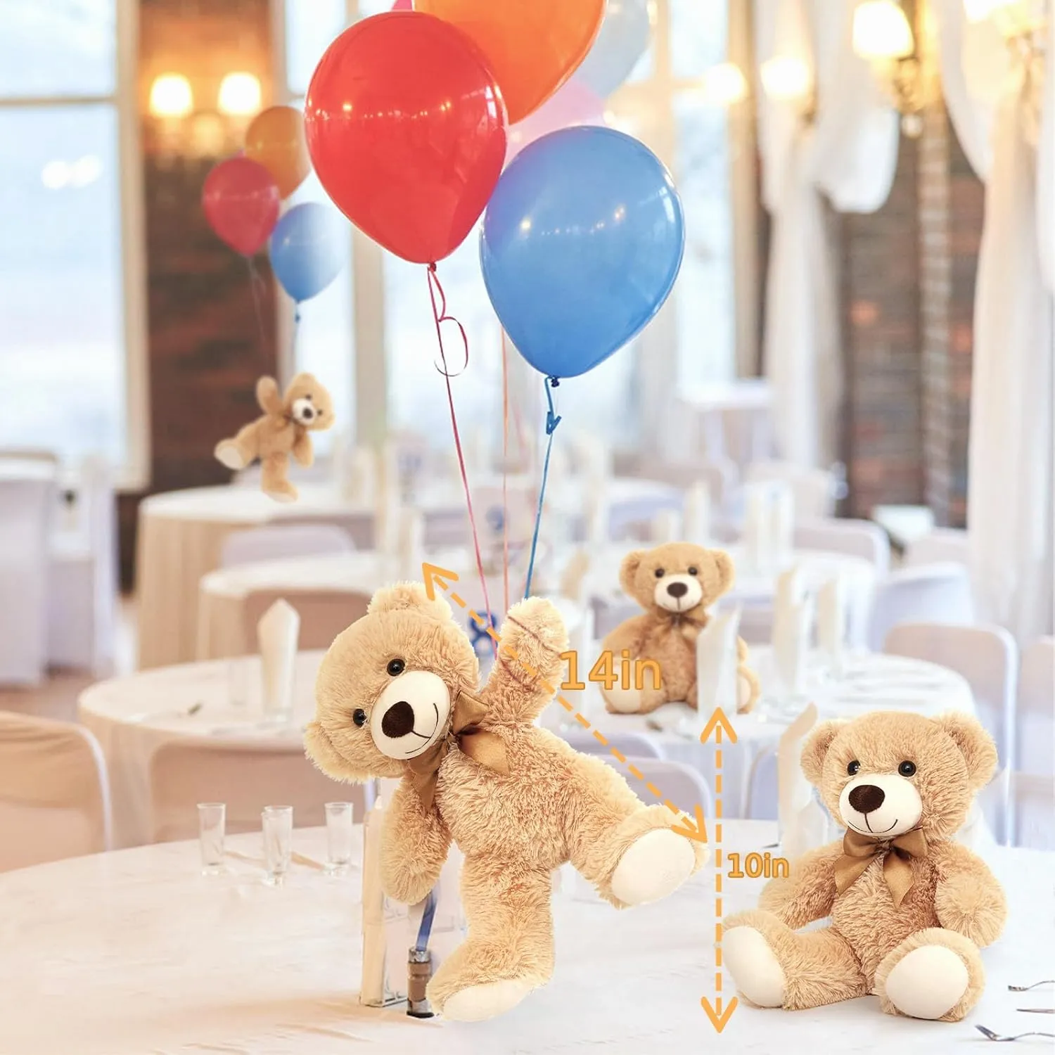 MaoGoLan 12 Pack Teddy Bears in Bulk 14 inch Stuffed Animals Set for Kids Small Stuffed Bears Bulk Teddy Bear for Wholesale, Baby Shower Decorations Christmas (Machine Washable)