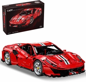 Master C61043W Super Car Building Kits, 1:8 MOC Building Set Sports Raceing Car Model,Collectible Scale Model Technique Car Building Blocks Set for Adults/Teens (3236 PCS)