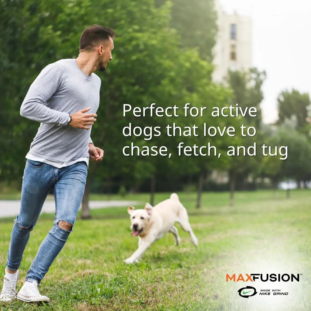 Max Fusion with Nike Grind, Arlee Cannon Treat Dispensing Dog Toy, Durable Dog Treat Toy, L