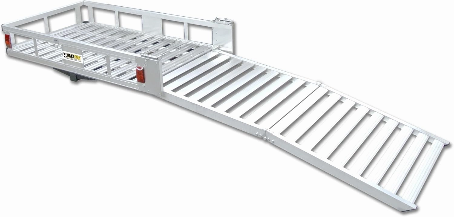 MAXXHAUL 70275 Aluminum Cargo Carrier | With 60" Folding Ramp | 53.5" x 29"