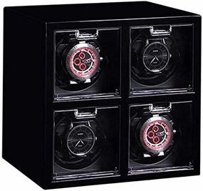 Mechanical Watch Shaker Watch Winder Box 5 Mode with Quite Motor Winding 4 Automatic Watches Wristwatches Storage Box Efficency