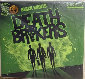 Mezco One:12 Collective Black Skulls Death Brokers Edition 3 Pack.