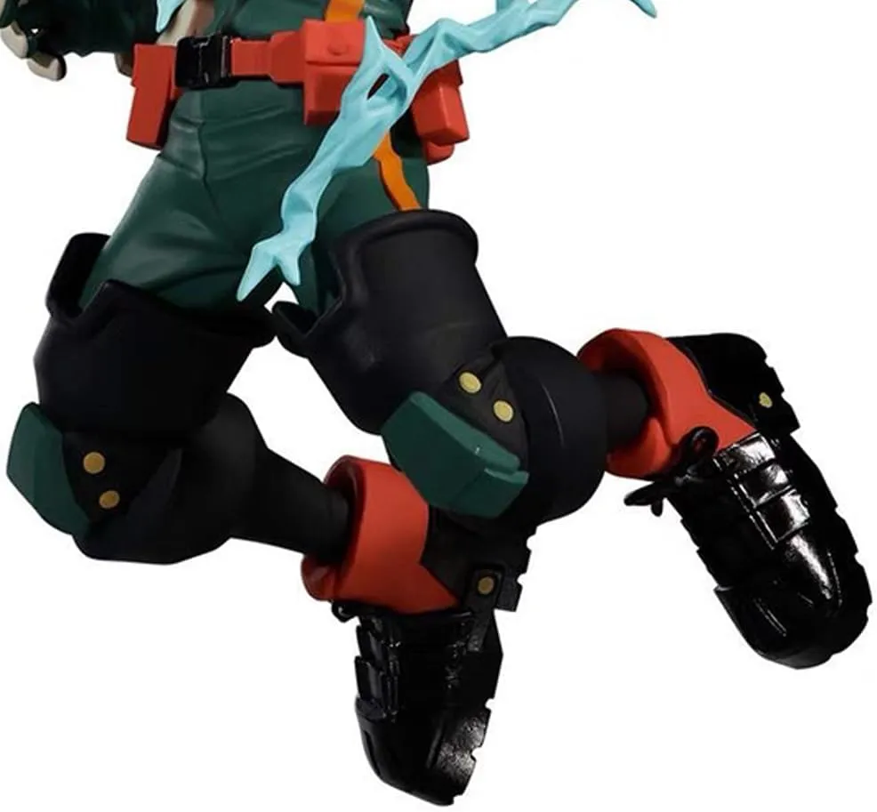 MHA Figure Midoriya Izuku Statue Fighting Pose Hawks Figure Model Mini Anime Action Figure Handmade Collectible Desktop Decoration Gifts for Fans