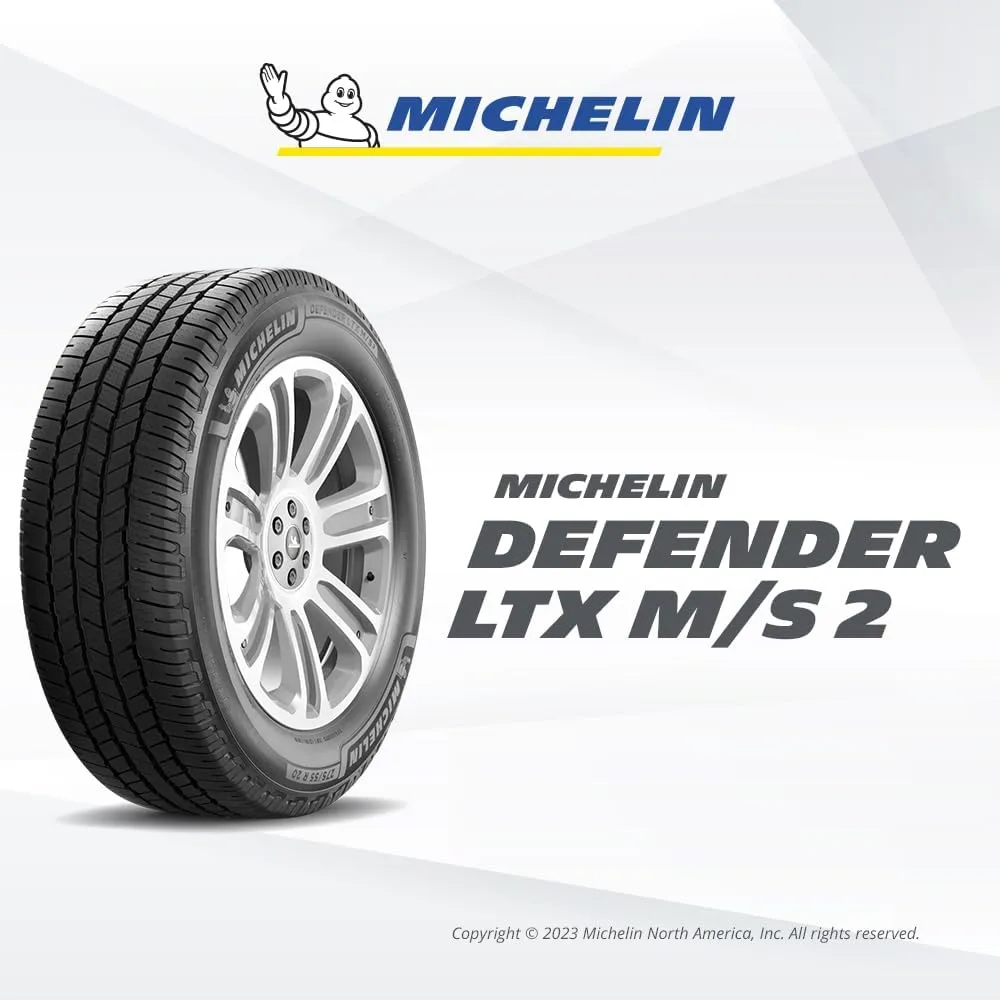 MICHELIN Defender LTX M/S2 All Season Car Tire for Pick-Up Trucks, SUVs and Crossovers - LT265/70R18/E 124/121S