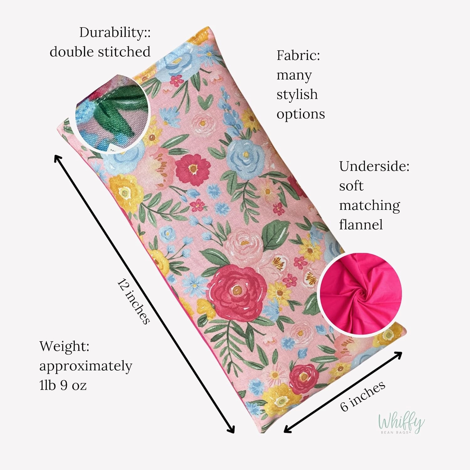 Microwave Heating Pad Filled With Flax Seed and Choice of Dried Herbs, Herbal Cold Pack, Good Size for Back Pain and Cramps, Hot and Cold Therapy, 6" x 12" (Sloth, No Added Herbs)