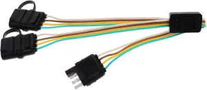 Mikinona Pin Trailer Connector Harness Car Light Wiring Easy to Install SAE Connector and User-Friendly