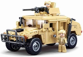 Military Vehicle Building Toy for Age 6 7 8 9 10 11 12 , Battle Brick, Compatible with Major Brand, Army Series Building Block with 2 Soldiers Figures (265 Pieces)