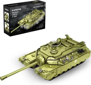 MISINI Panlos 628010 T28 Heavy Tank Building Kit, WWII Military Building Blocks Set, 2986 Piece Large MOC Model Kit for Adults, Construction Toy Gifts for Military Fans