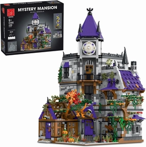 MISINI M6210 Mystery Mansion Building Set, 4190 PCS Large Modular Design Medieval Castle Series, City Street View Toy Construction Kit to Build, Gift for Kids Age 6  /Adult Collections Enthusiasts