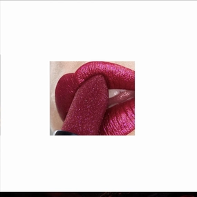 MLSMILE7-color Lipstick Matte Non-Stick Cup Burst Diamond Lip Gloss Halloween Dark Vampire Stage Makeup (04)