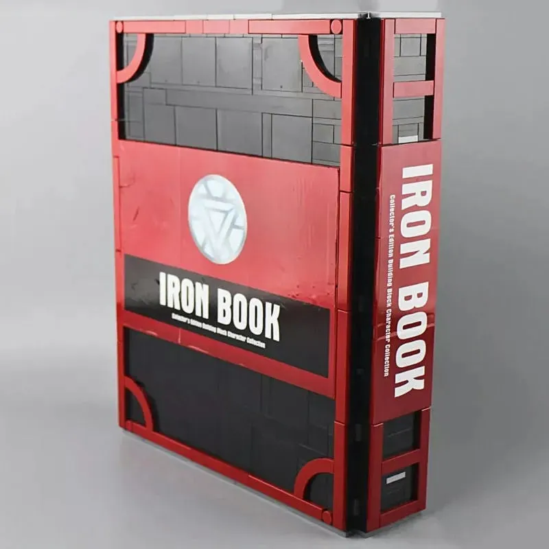 MOC Movie Super Hero Ideas Iron Man Book Bricks Toys