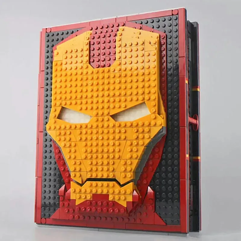 MOC Movie Super Hero Ideas Iron Man Book Bricks Toys