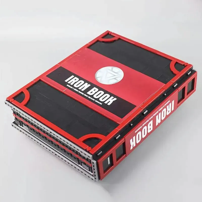 MOC Movie Super Hero Ideas Iron Man Book Bricks Toys