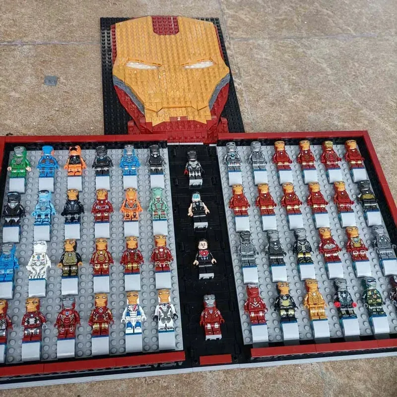 MOC Movie Super Hero Ideas Iron Man Book Bricks Toys