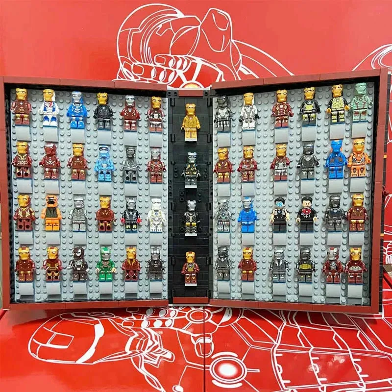 MOC Movie Super Hero Ideas Iron Man Book Bricks Toys