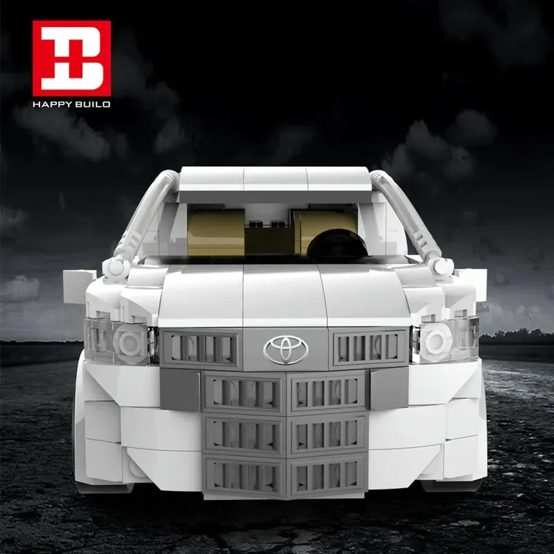 MOC RC Toyota Alphard SUV Van Classic Car Bricks Toy 23007