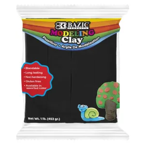 Modeling Clay 1 lb Black