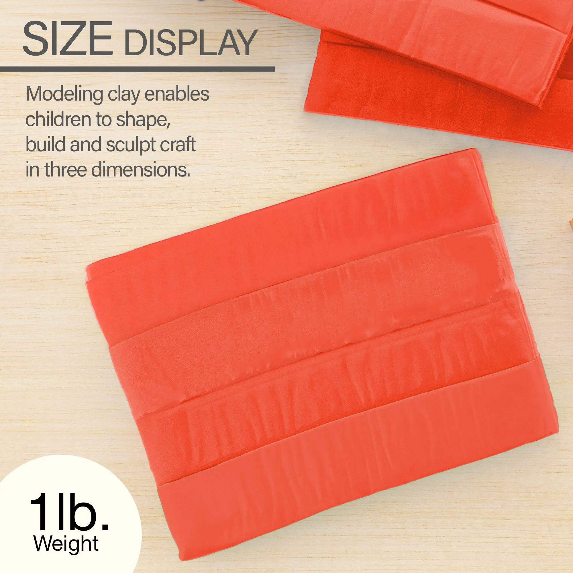 Modeling Clay 1 lb Red